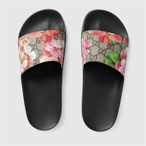 gucci bloom slides size 8|Gucci flip flops clearance.